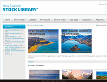 Tablet Screenshot of newzealandstocklibrary.co.nz